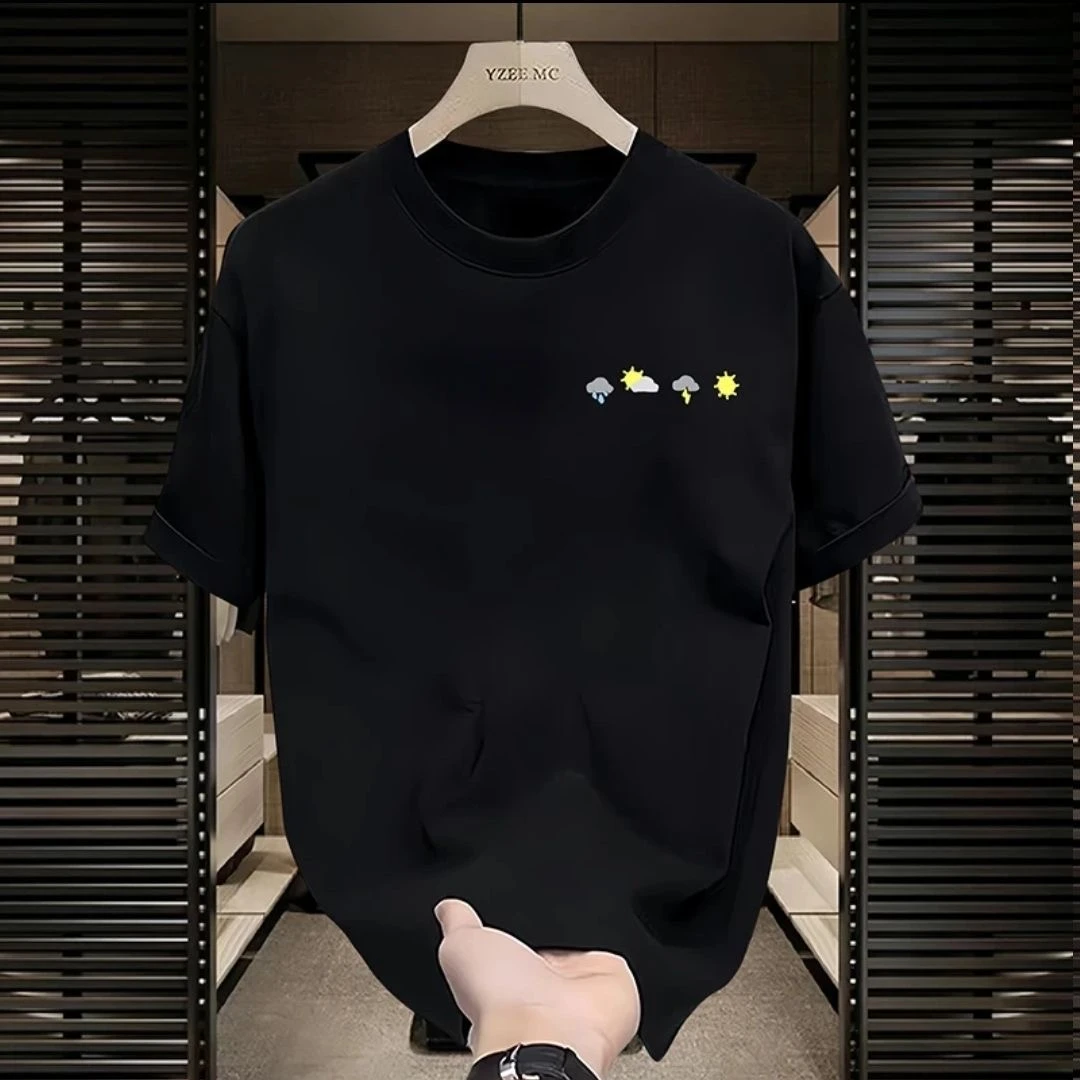 宾凯莱夏季潮牌短袖t恤男女款痞帅高级感男装夏日穿搭休闲短袖