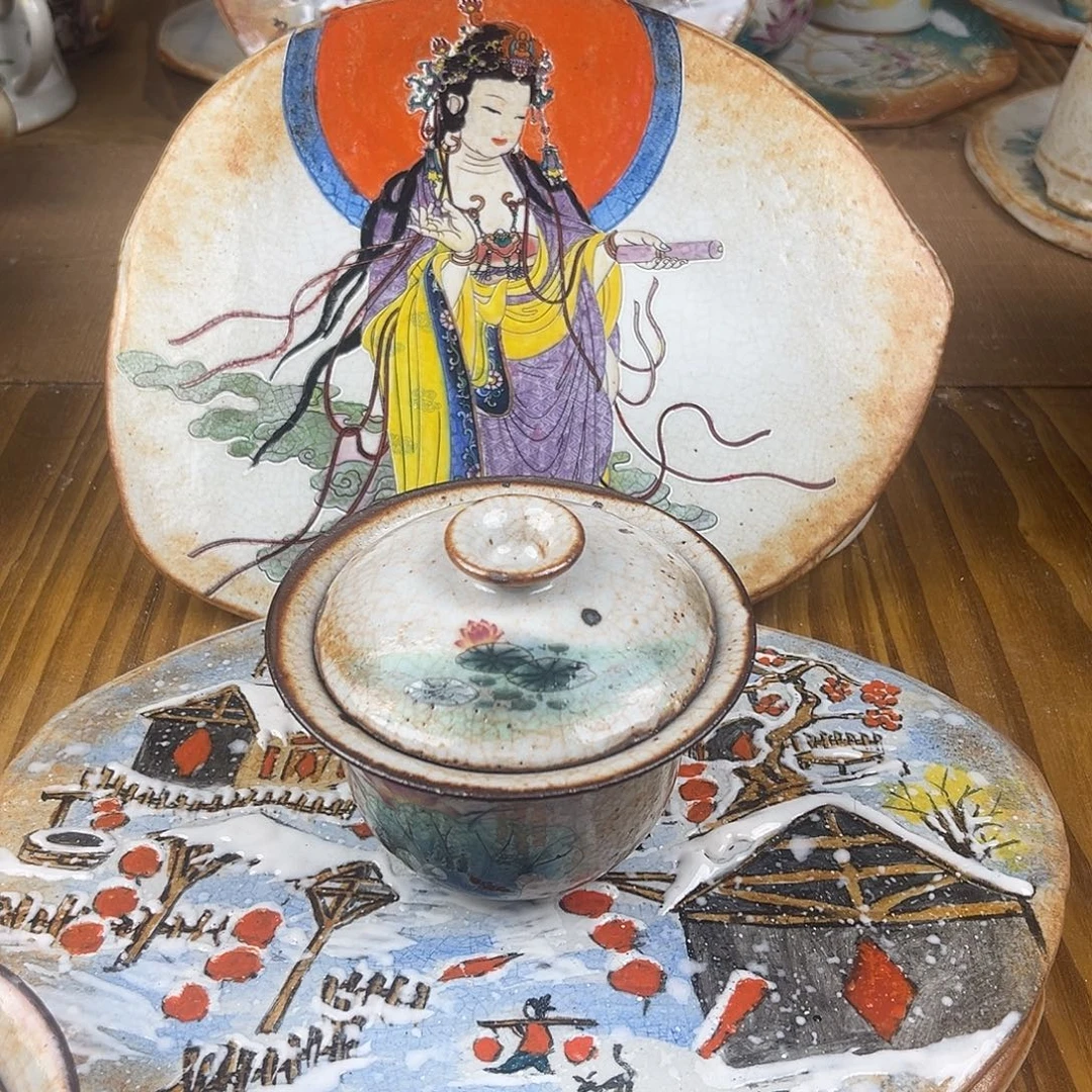 用***4杯景德镇陶瓷手作