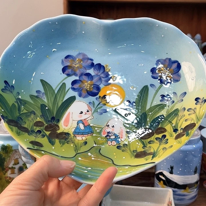 陶景德镇釉下手绘陶瓷
