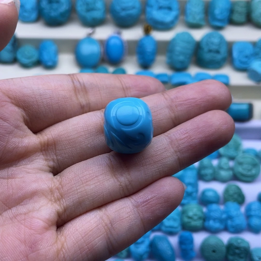 未镶嵌绿松石珠宝奇石