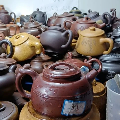 茶壶紫砂宜兴原矿石红柴烧手工350cc紫砂壶