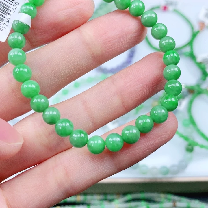 未镶嵌手链翡翠翡翠