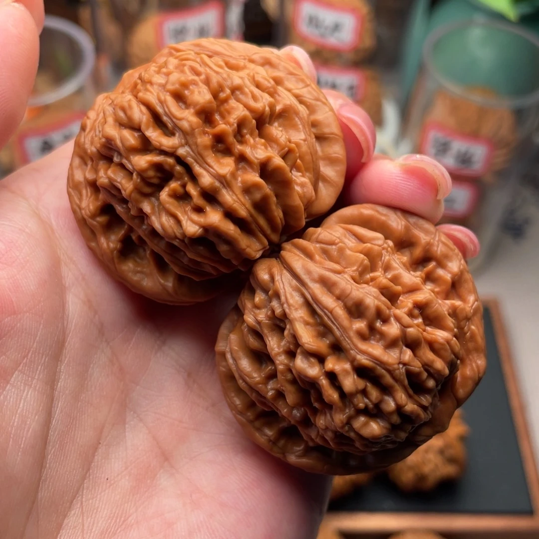 把件桃核47克全品平谷元宝楼43+