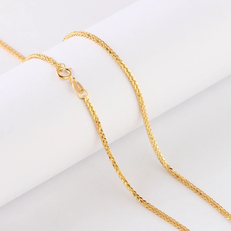 【肖邦链45厘米加粗】18K金项链女素链素链肖邦链素链项链bj