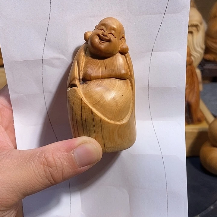 高***民柏木笑口常开手把弥勒