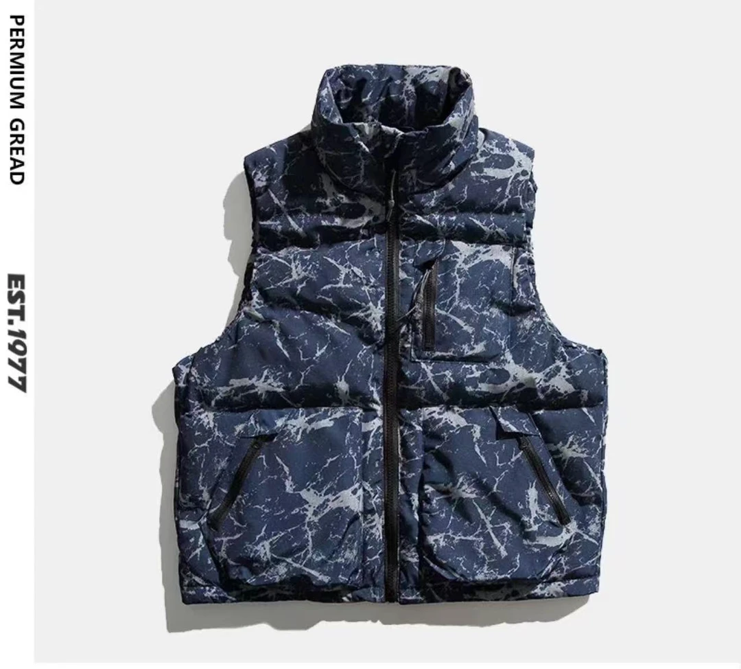 马甲纯色宽松型男立领四季通用潮流中性风直下摆休闲时尚百搭24