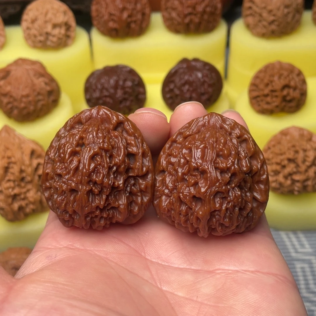 文玩核桃把件41全家桶南疆石