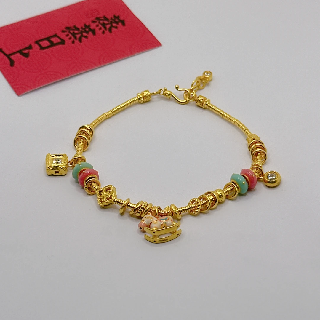 水贝茂（卡5盘）足金999投资金条 15.5手围 17.78