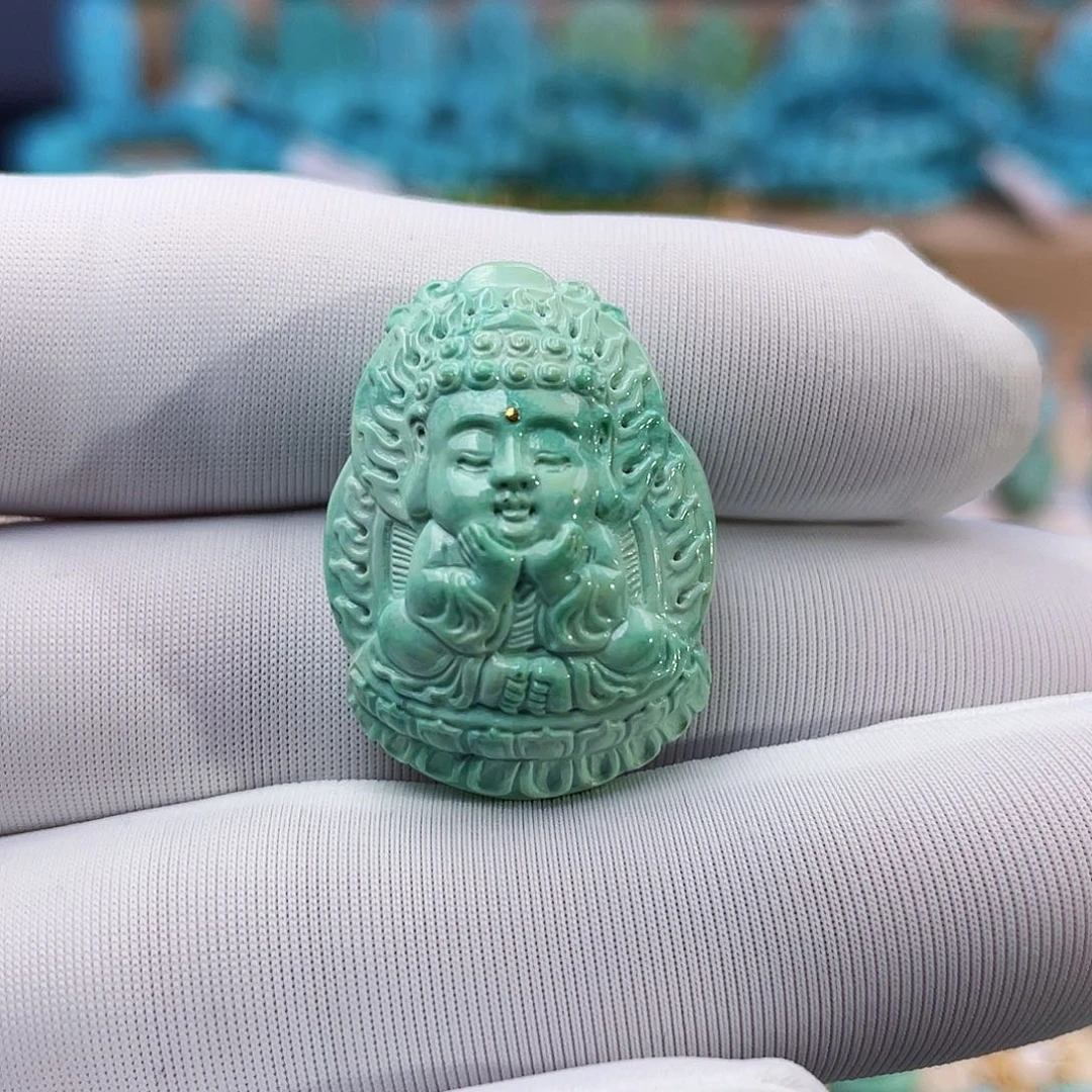 绿松石珠宝奇石未镶嵌