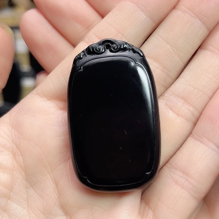 和田玉手链未镶嵌无事牌