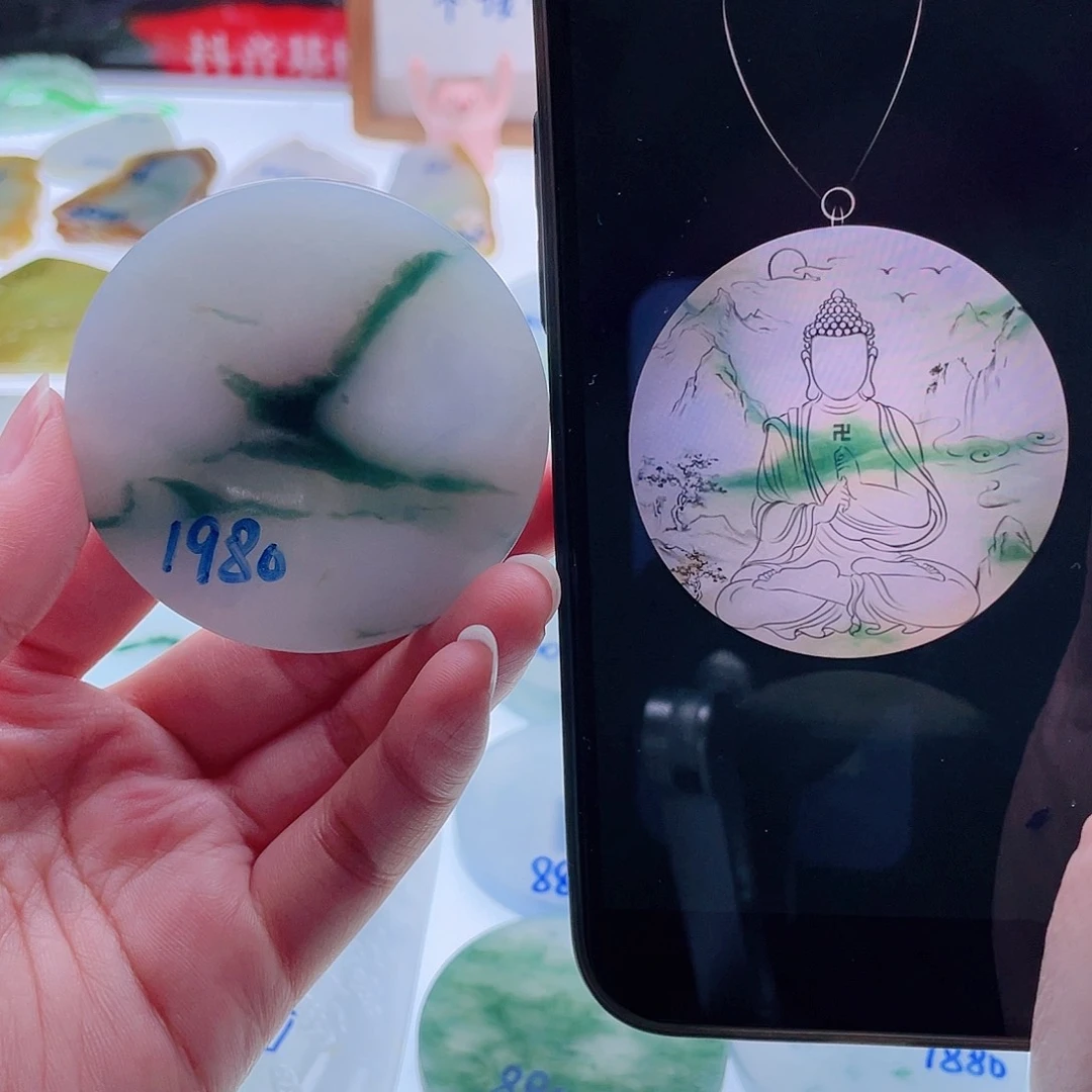 定制翡翠未镶嵌天然翡翠包工