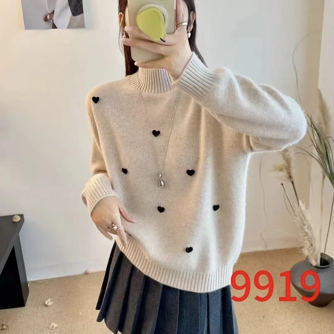 9919针织毛衣时尚减龄简单大气