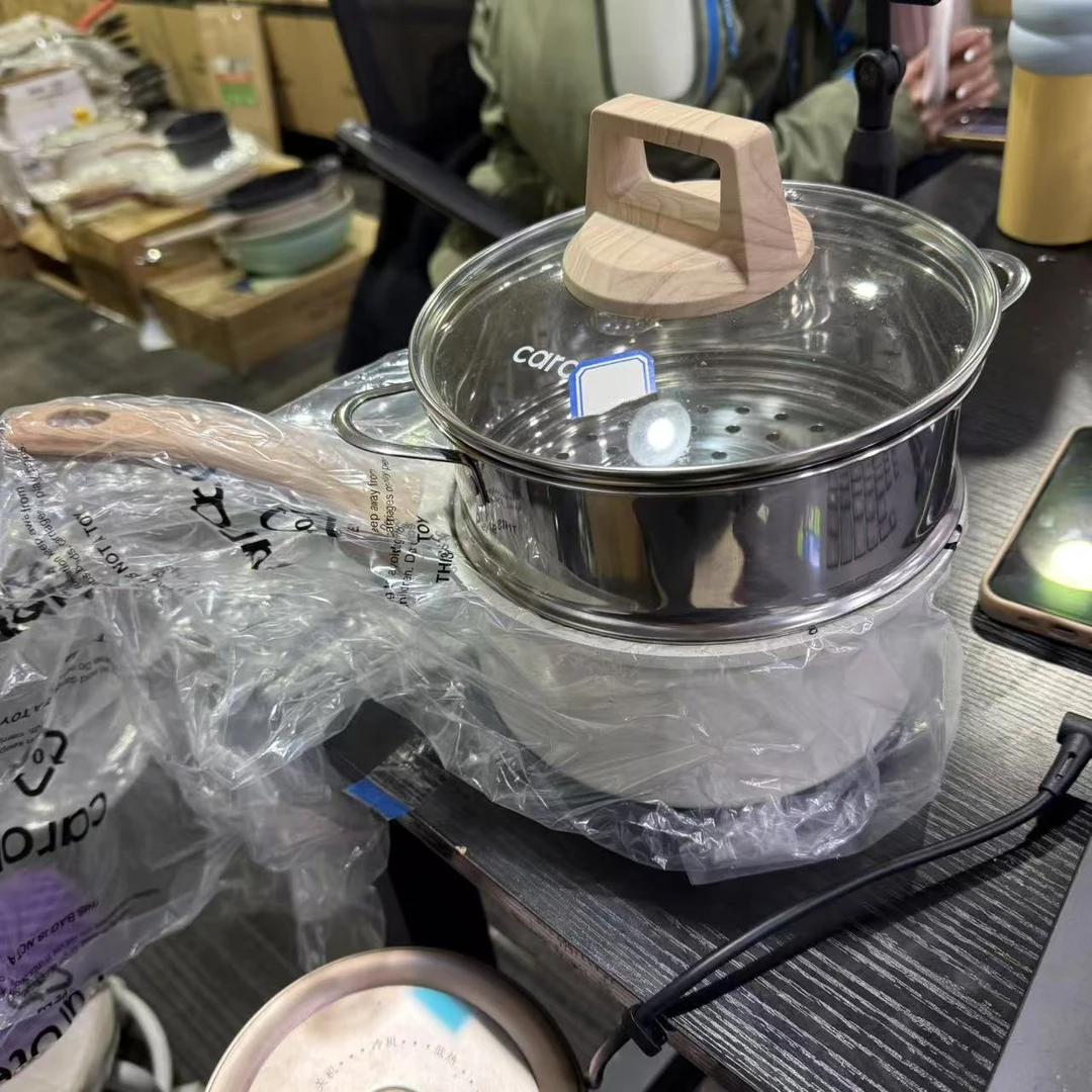 18cm麦饭石带蒸屉