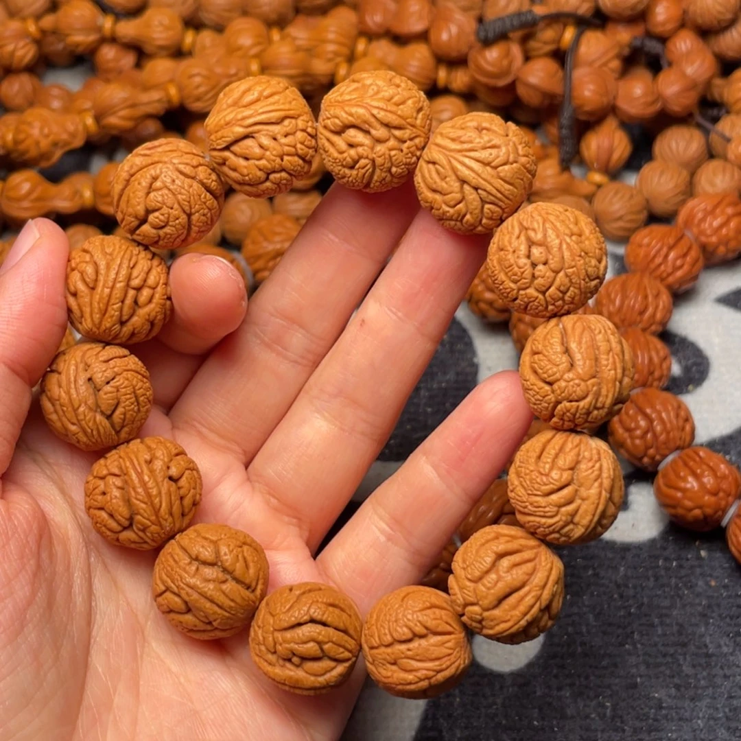 桃核手串龙纹桃核