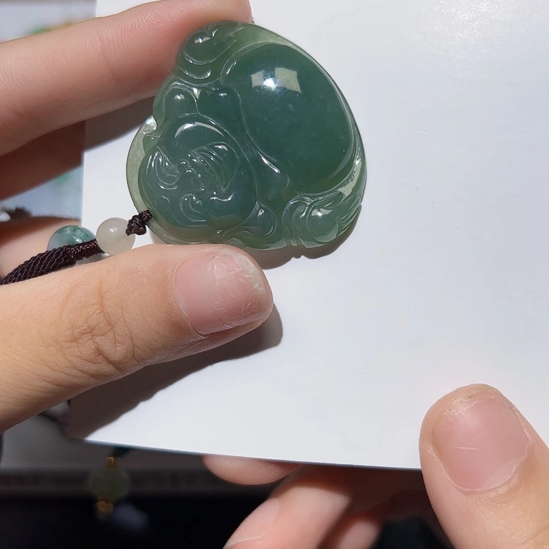 翡翠未镶嵌颈饰天然A货翡翠