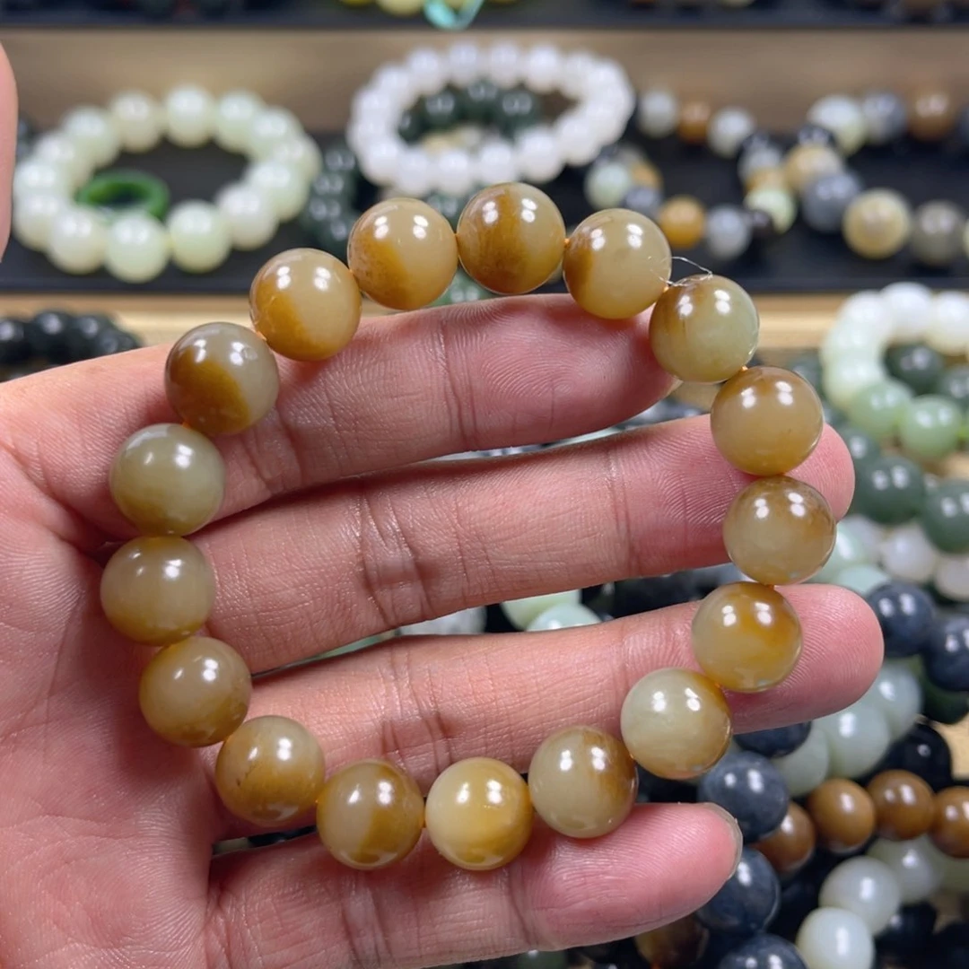 和田玉手串未镶嵌