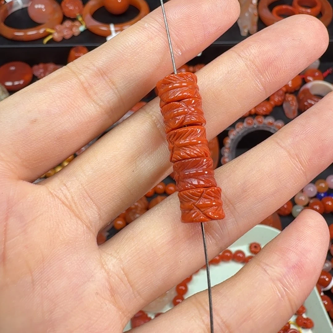 泡***柔未镶嵌配饰南红玛瑙