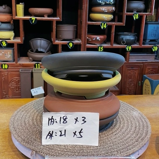 紫砂花盆紫砂花盆