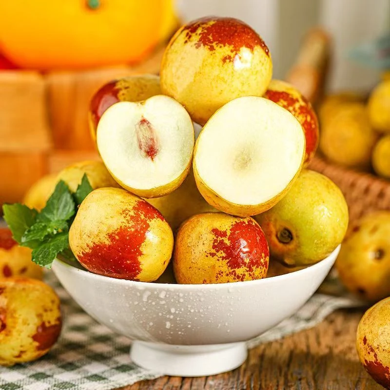 应季大荔冬枣陕西大荔冬枣新鲜水果当季整箱盒装脆甜多汁冬枣