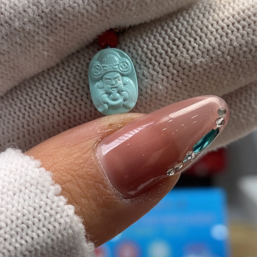 绿松石未镶嵌挂件