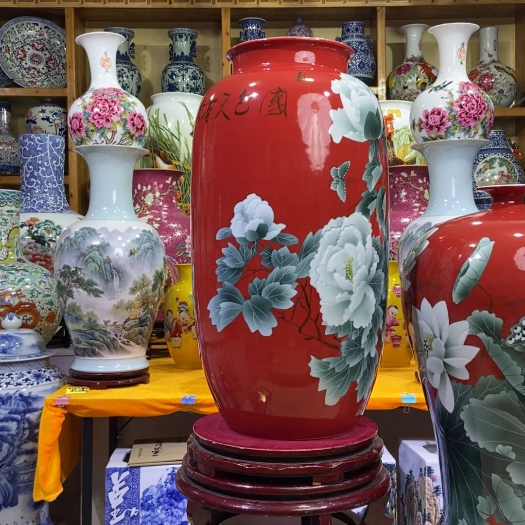 济***管景德镇陶瓷花瓶摆件