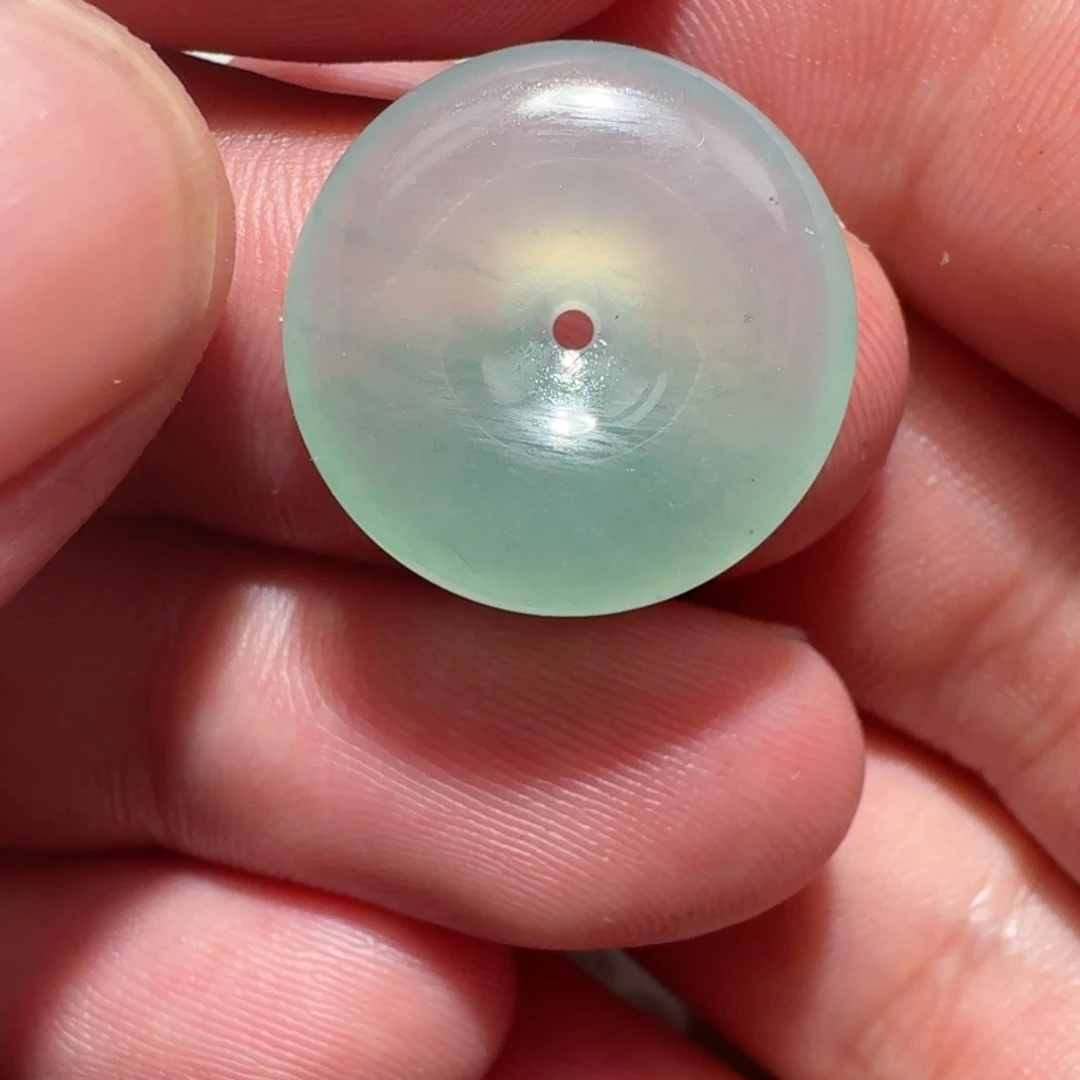 翡翠未镶嵌颈饰天然翡翠扣子