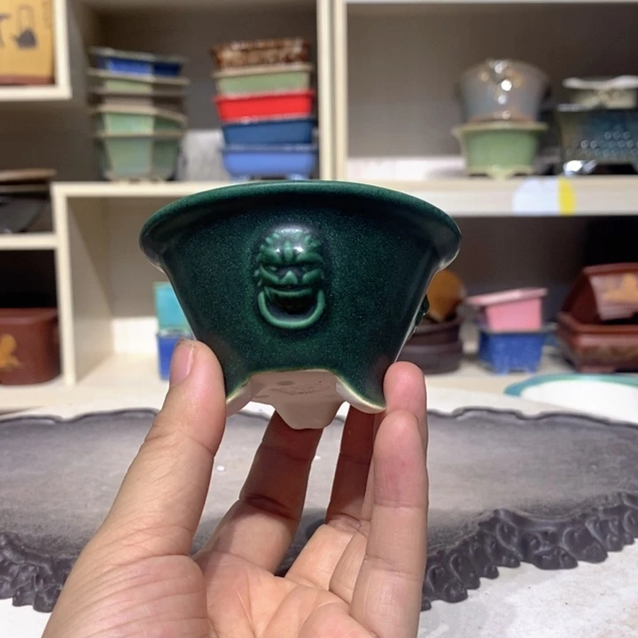 紫砂花盆瑕疵4.5-8。。。