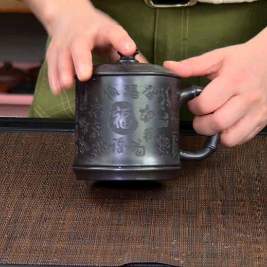 紫砂茶杯高货放漏