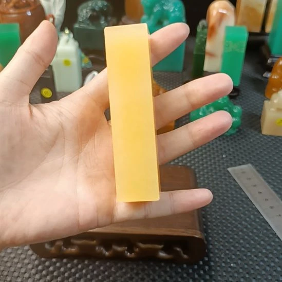 寿山石印石金田黄素章