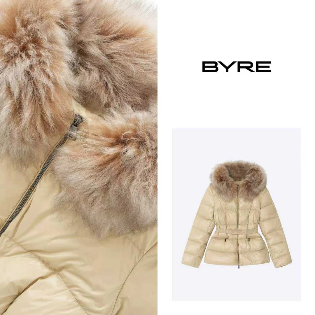 YS350 白鹅绒连帽羽绒服【干洗】