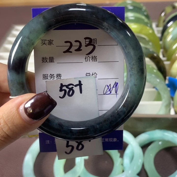 蛇纹石玉未镶嵌手镯223