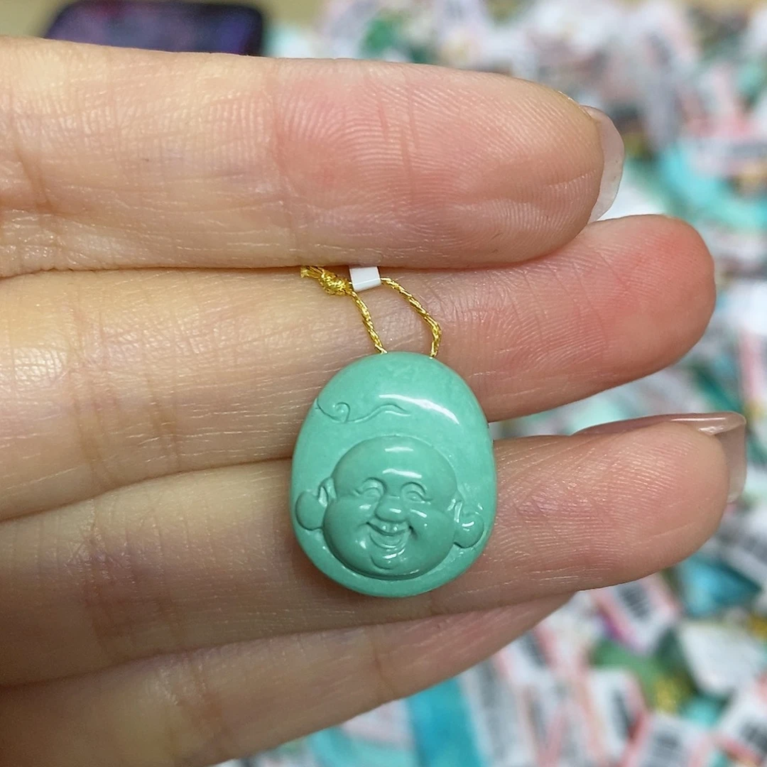 未镶嵌绿松石珠宝奇石