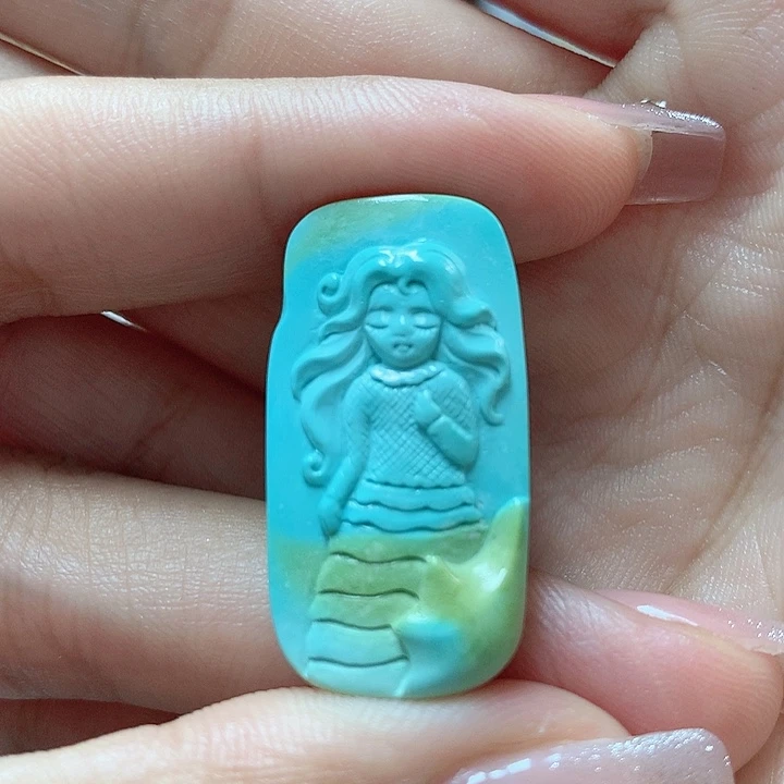 绿松石珠宝奇石未镶嵌