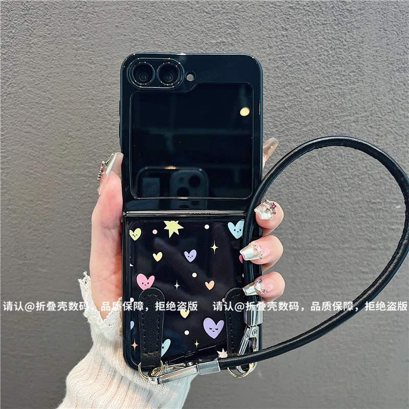 （三星zflip6系列)折叠奶油壳适用三星zflip6/三星zflip5手机壳潮