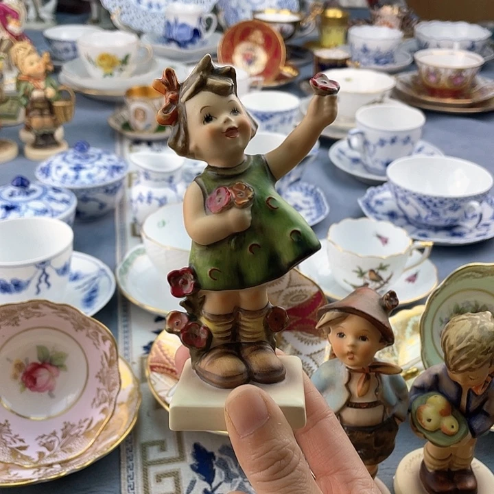 中古欧瓷瓷器小房子T****.