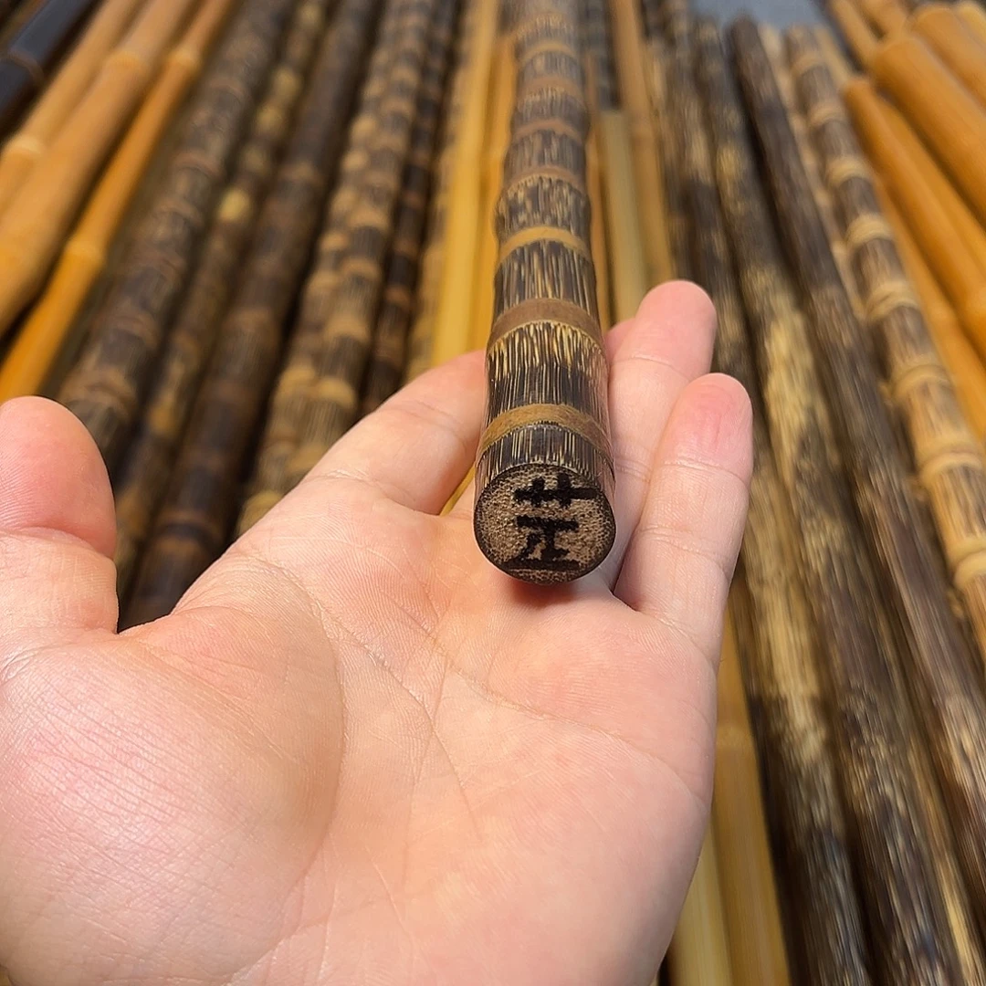 芷***涵竹精美金丝实心竹1.3米长