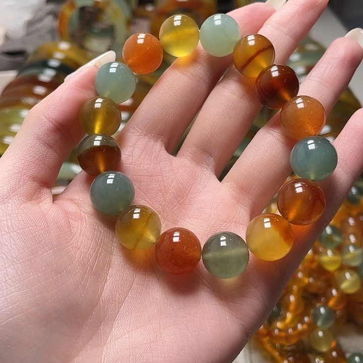 米***多蛇纹石玉未镶嵌手串