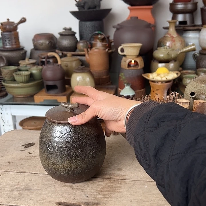 紫砂宜兴紫砂粗陶茶具63