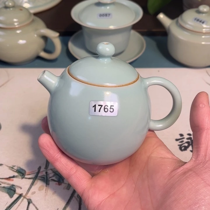 ****。杯子瓷1765缩釉青鸾汝瓷汝州发货
