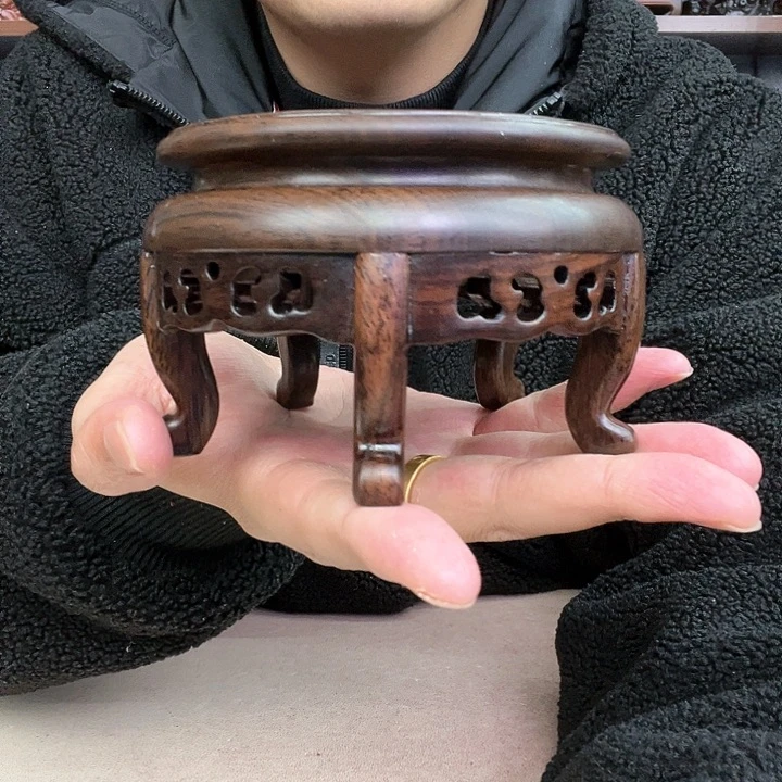 乌木类端景台小李子红木工艺品