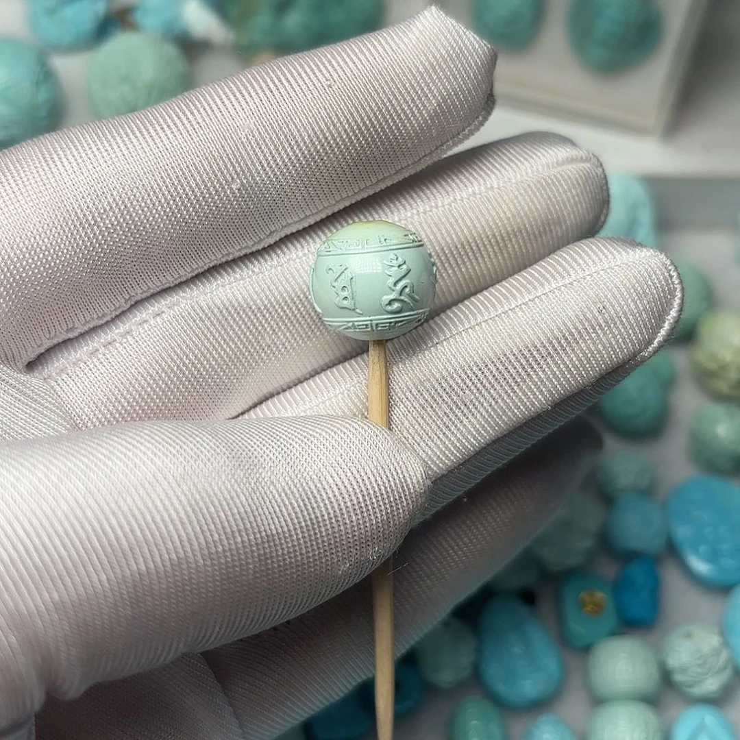 绿松石珠宝半成品未镶嵌