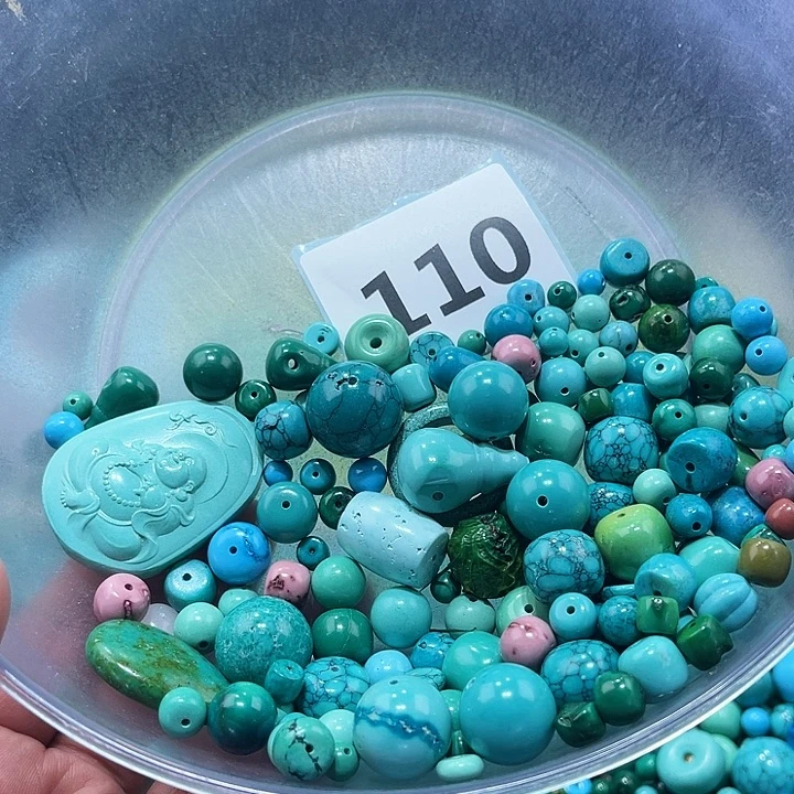 未镶嵌菱锰矿珠宝半成品