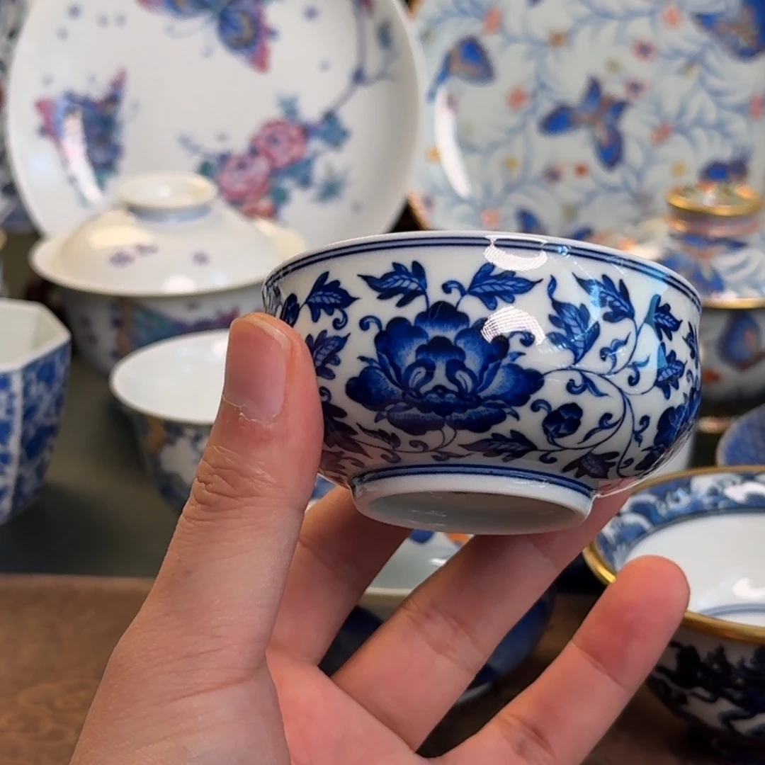 纯手工手绘陶瓷茶具