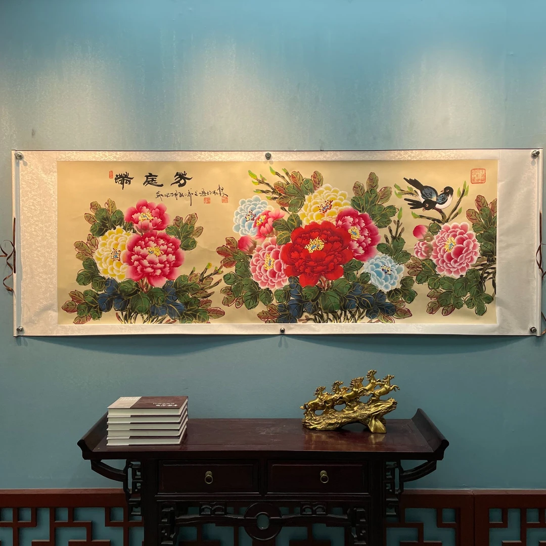 王德峰 《满 庭 芳》小六尺 仿古  轴  205*73cm -翰文轩