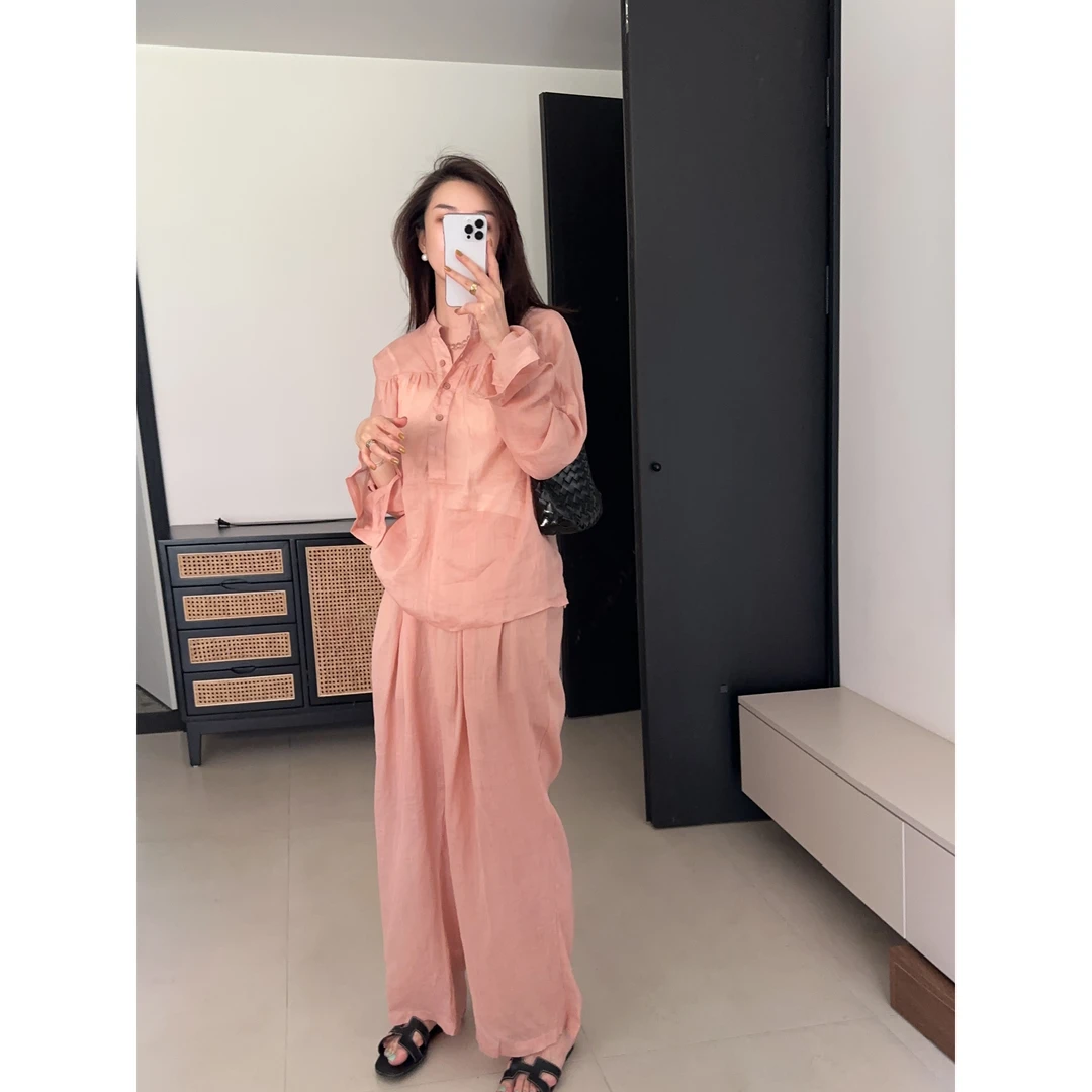 ［REVAN SUN］-大骨架穿搭 白桃汽水休闲套装3210