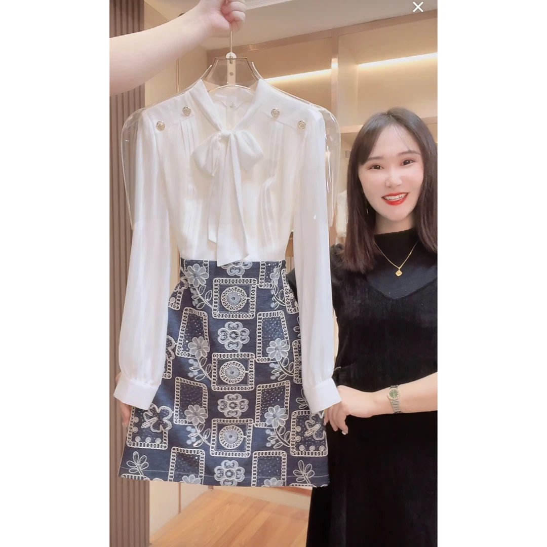 【现货 明早发】1978春款上新品牌女装气质收腰长袖连衣裙