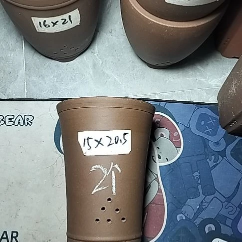 新品两个花盆微瑕