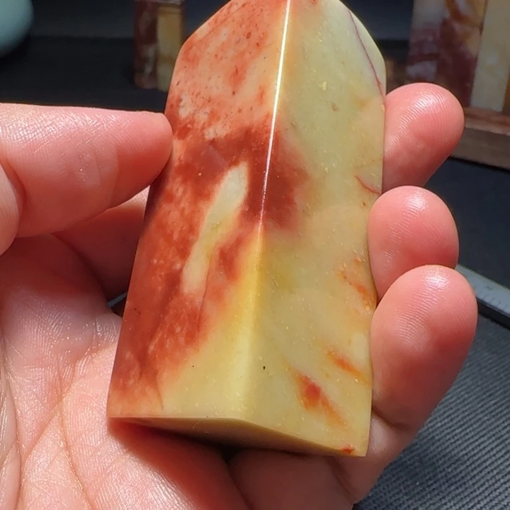 寿山石福集福寿山石印章