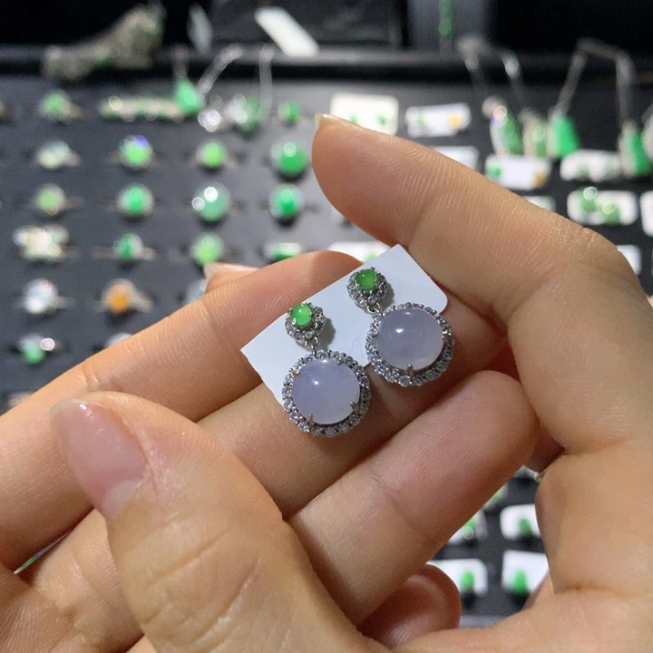 翡翠银S925镶嵌戒指