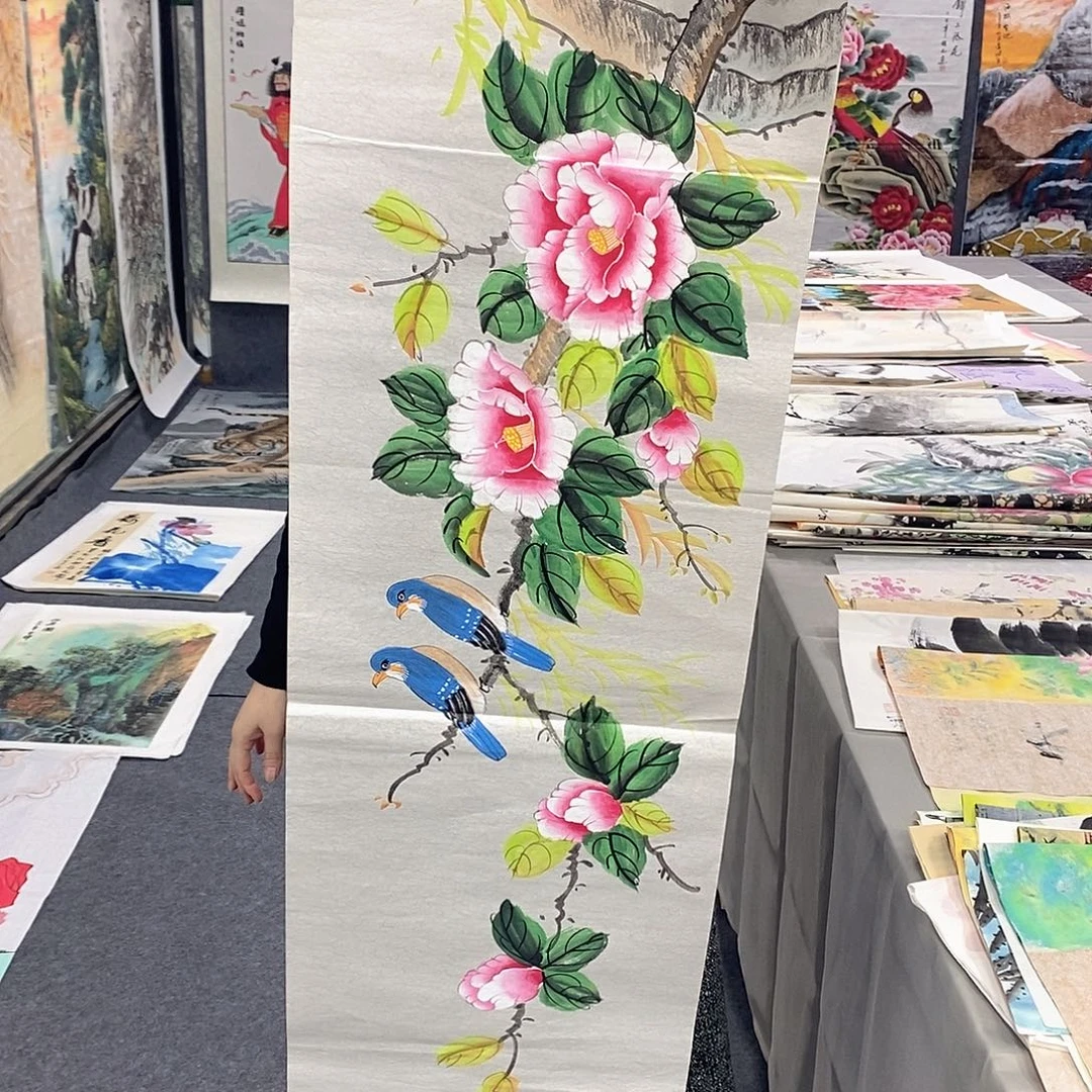 国画国画手绘作品